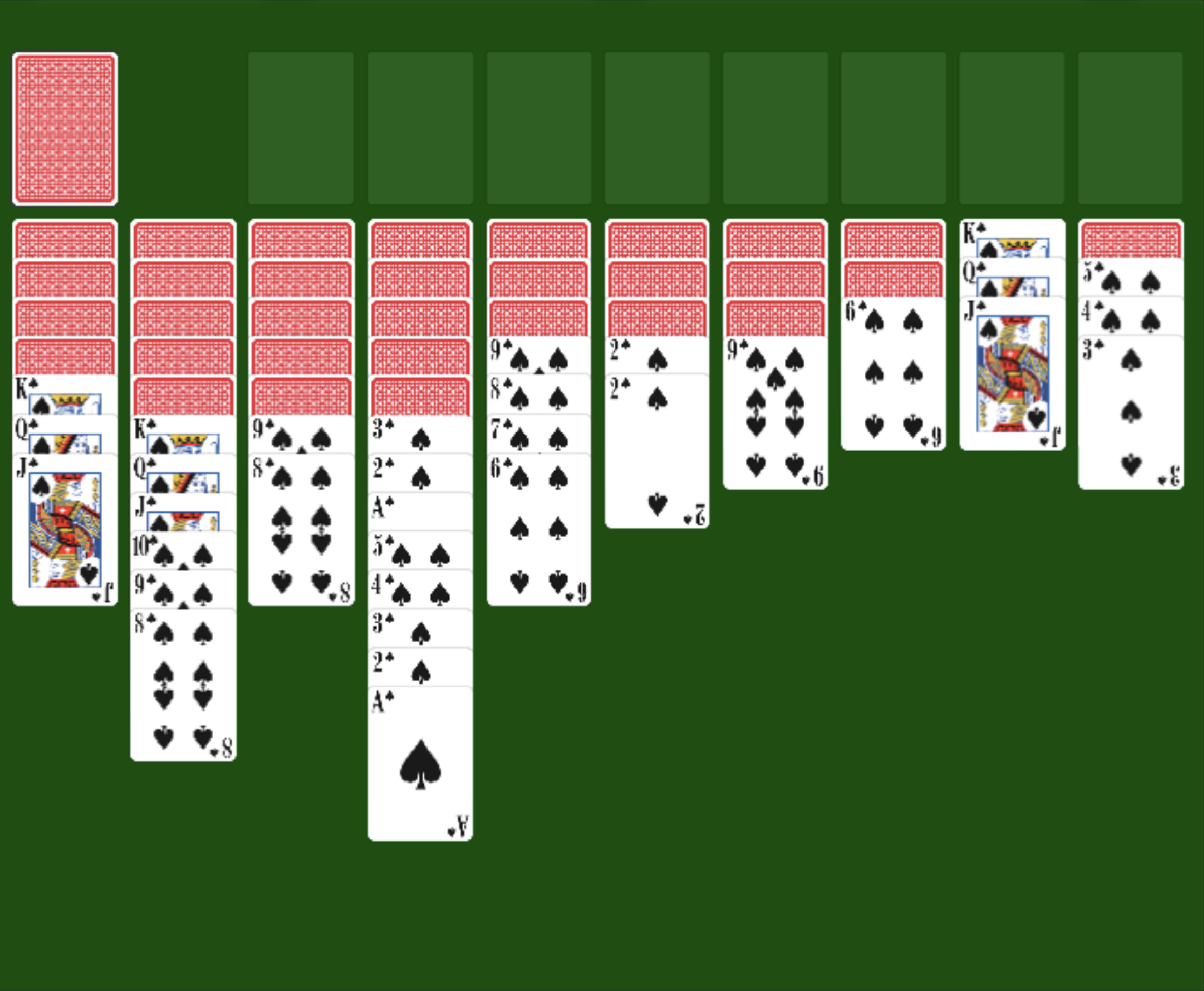 spider solitaire games free